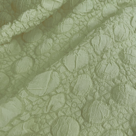 Stretch Bubble-Wrap Double Weave - Mint Green