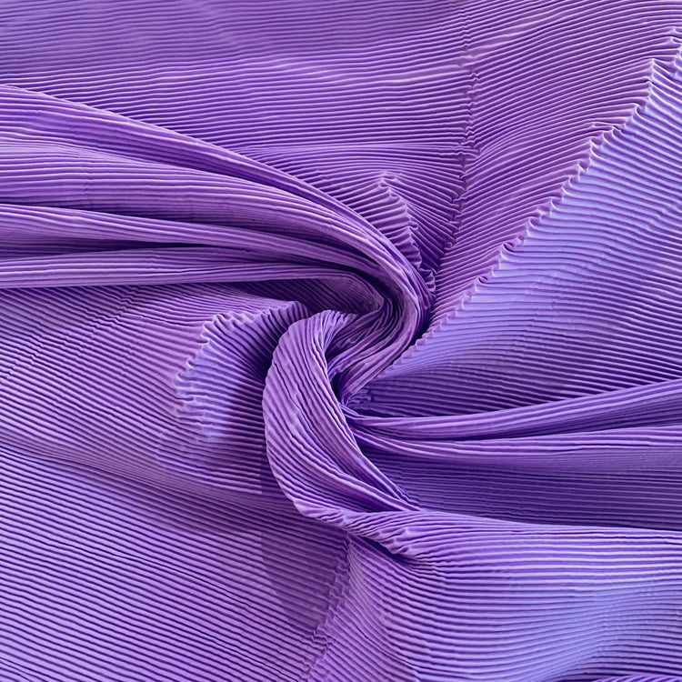 Accordion-Pleated Taffeta - Lavender