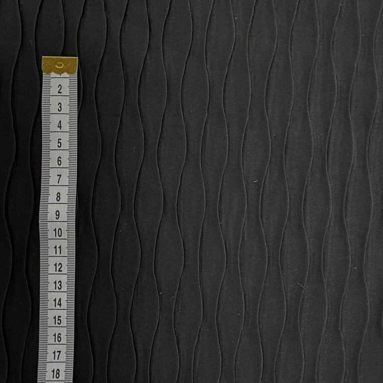 Wave Twill Bonded - Black