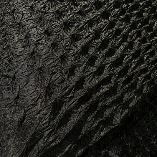 3D Shibori Spike Panel - Black