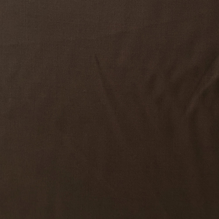 Australian Merino Worsted Wool Gabardine - Chocolate