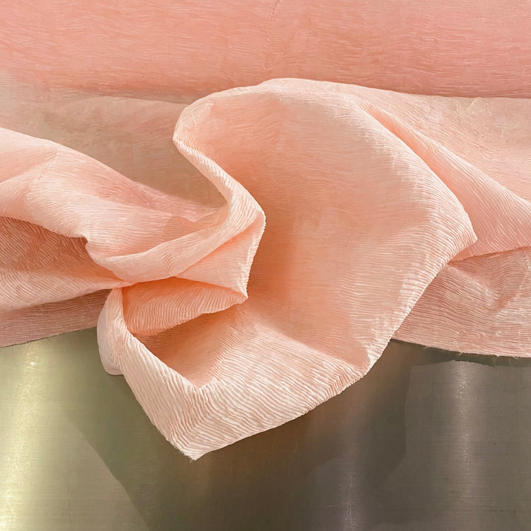 Bonded Rippled Plisse - Pink