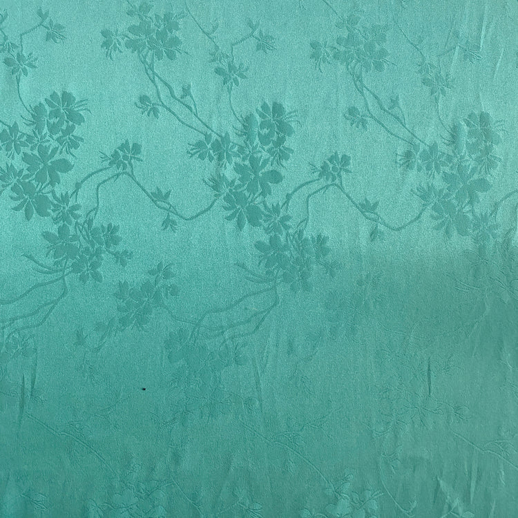 Satin Orchid Damask - Aquamarine