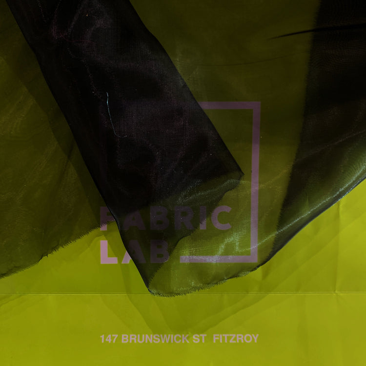 Plain Organza - Black