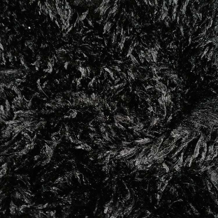 Faux Fur - Cut-Pile Warp Knit - Black
