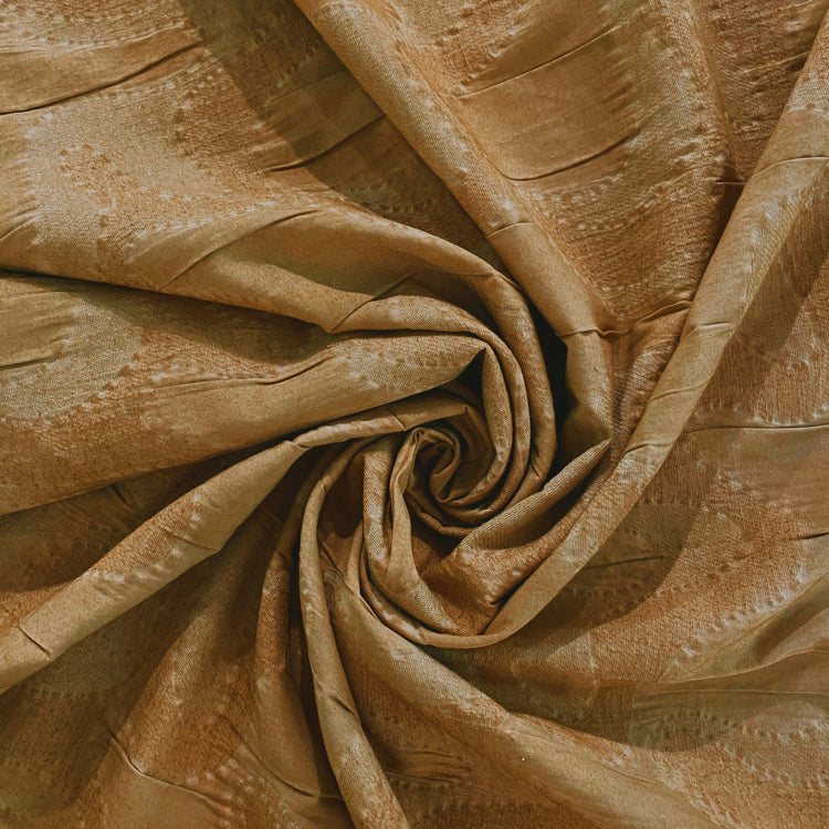 Organic Lines Textured Jacquard - Tan