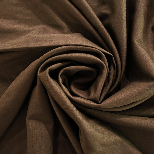 Australian Merino Worsted Wool Gabardine - Chocolate