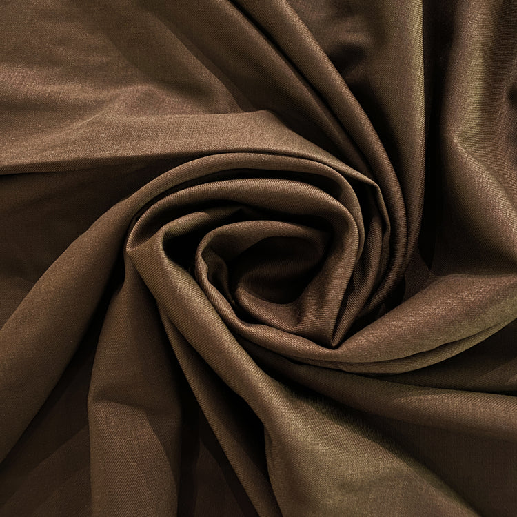 Australian Merino Worsted Wool Gabardine - Chocolate