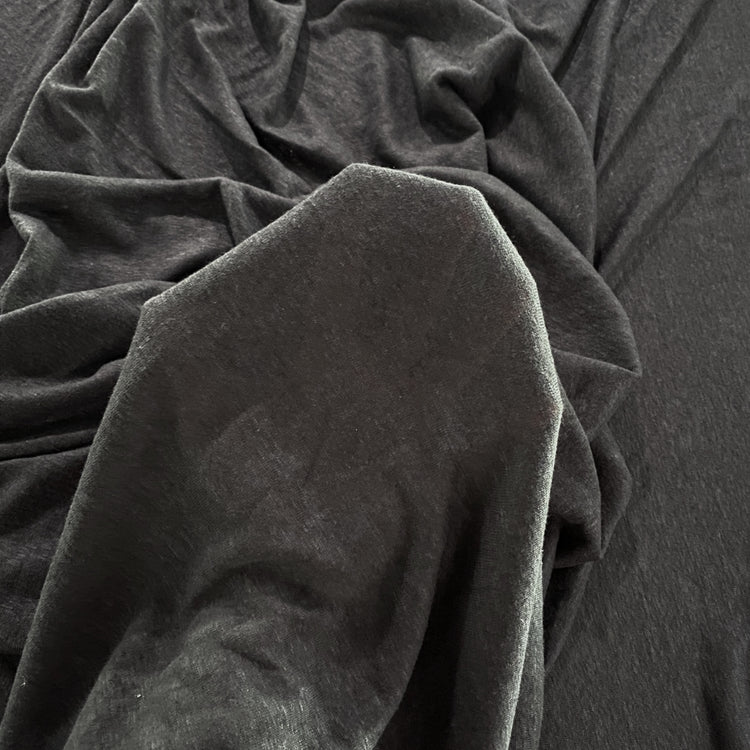 Hemp Single Jersey - Black