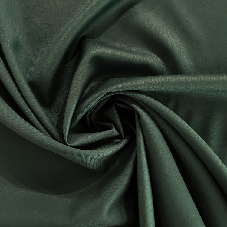 Australian Merino Worsted Wool Gabardine - Forest Green