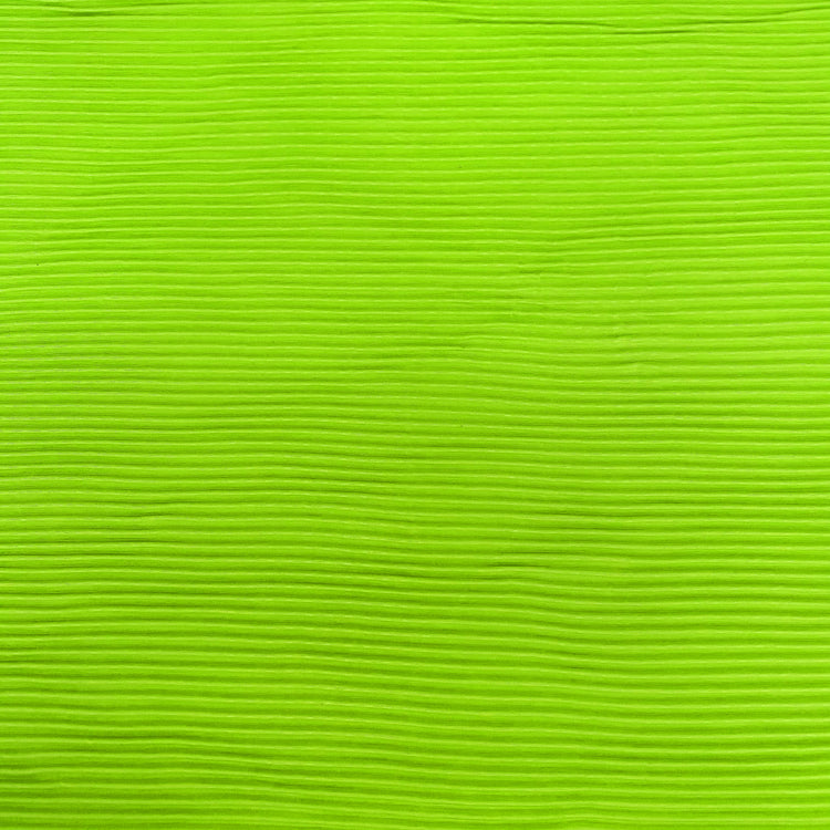 Accordion-Pleated Taffeta - Lawn Green