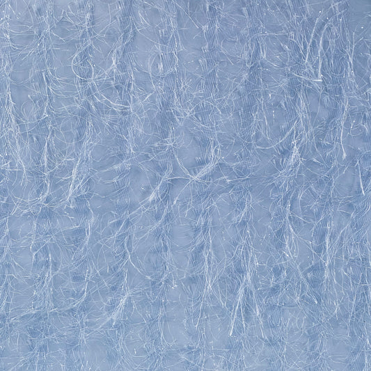 Fringe Striped Gauze - Light Blue
