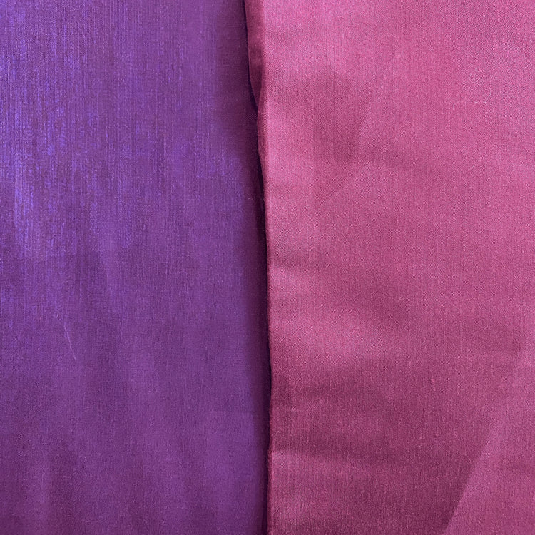 Glacé Shot Charmeuse - Purple / Blue