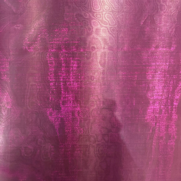 Shot Organza - Fuchsia/Black