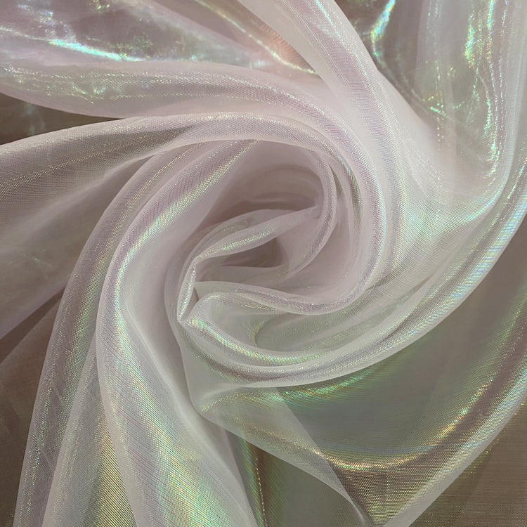 Holographic Organza - Lavender Blush
