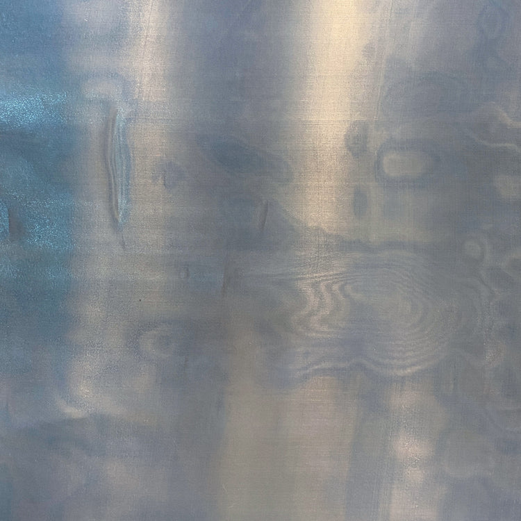 Metallic Organza - Manganese Blue