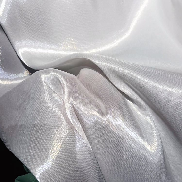 Crystal Nylon Satin - White