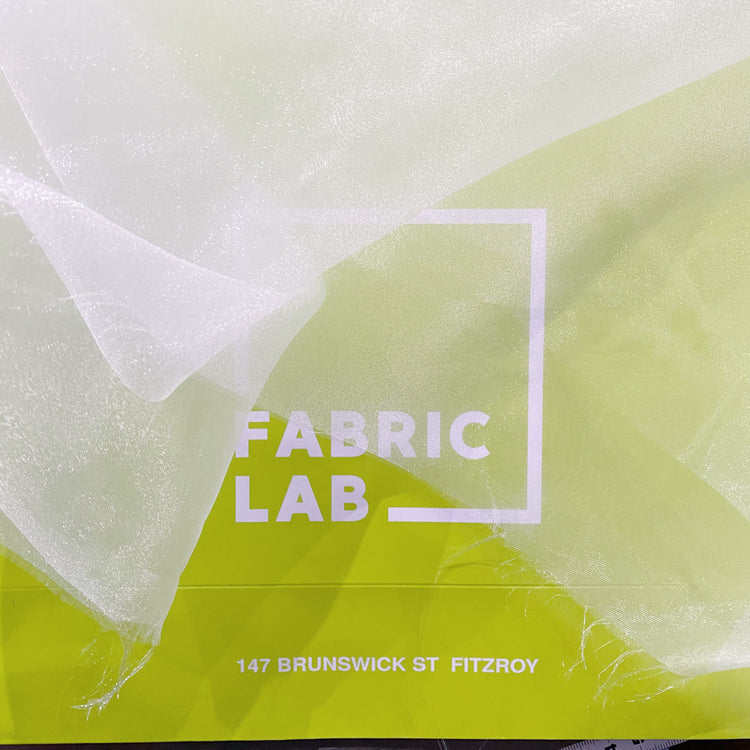 Metallic Organza - White