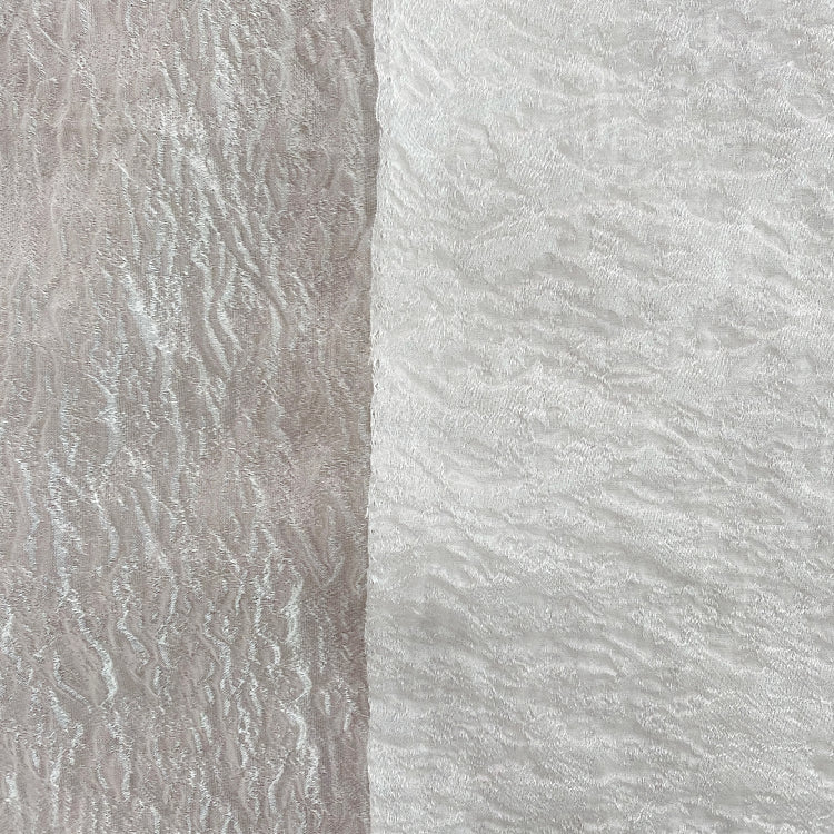 Cloqué Organza - White
