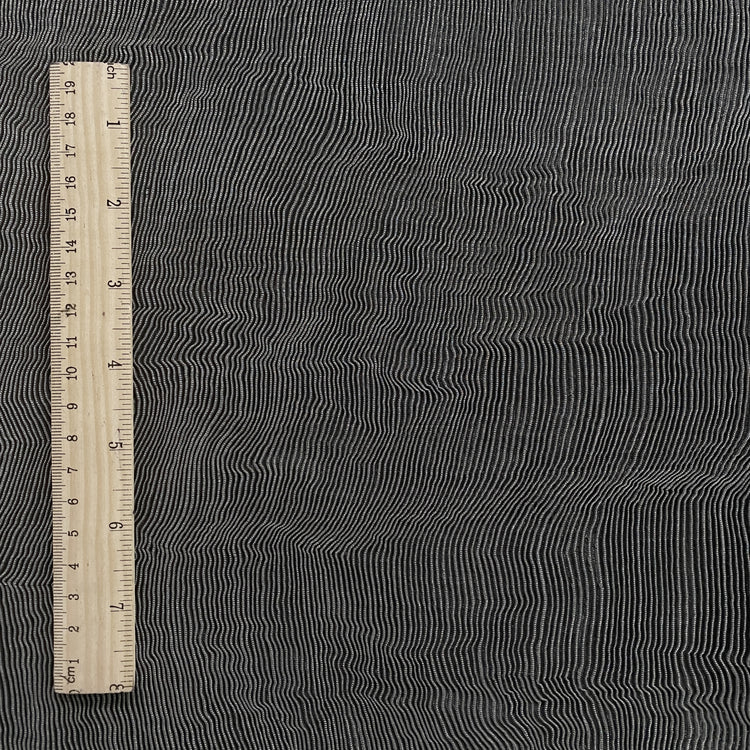 Bonded Plisse - Metallic - Silver