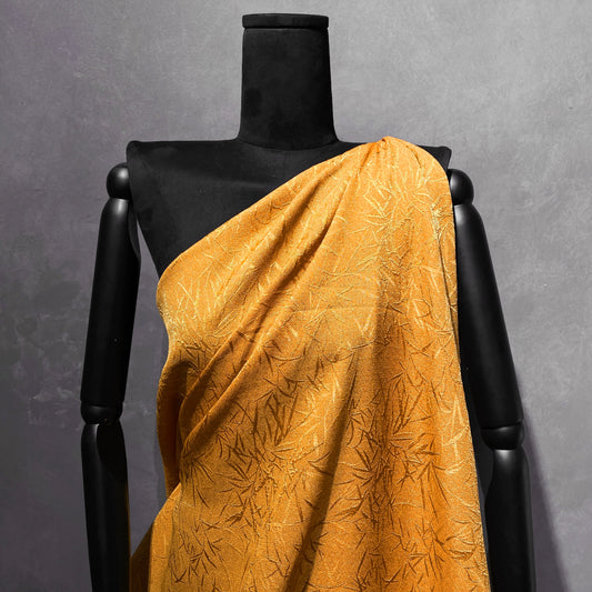 Bamboo Leaf Crepe Damask - Goldenrod