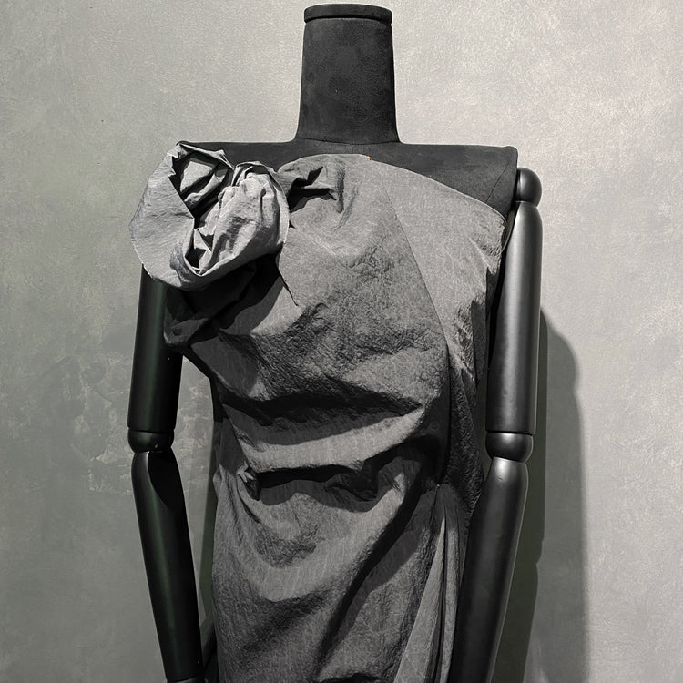 Boiled Shower-Resistant Nylon - Charcoal / Grey