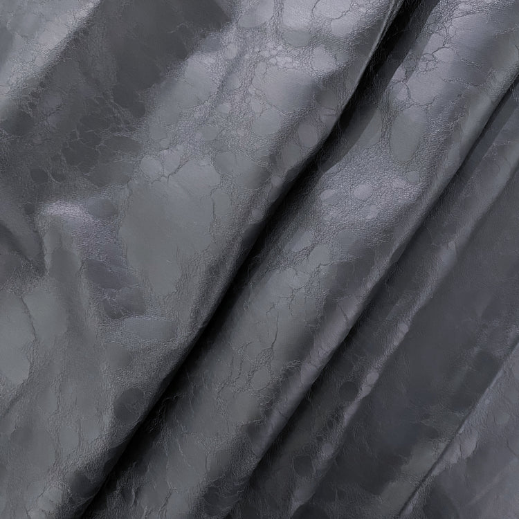 River Pebbles Faux Leather - Black
