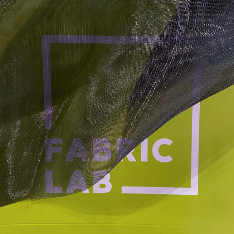 Liquid Shimmer Organza - Black