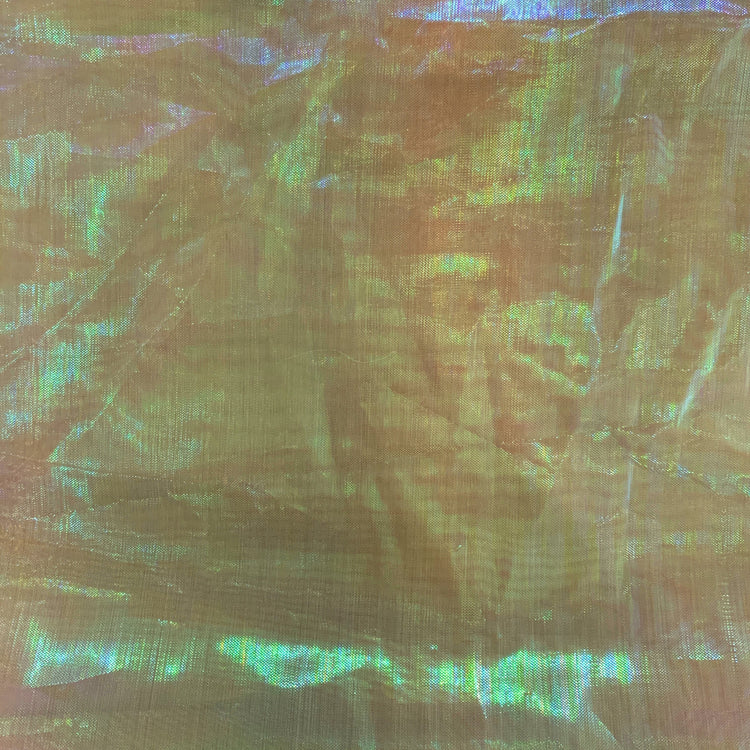 Holographic Organza - Lime