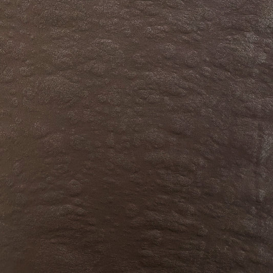 Muddy Pebble Textured Coated Twill - Brown