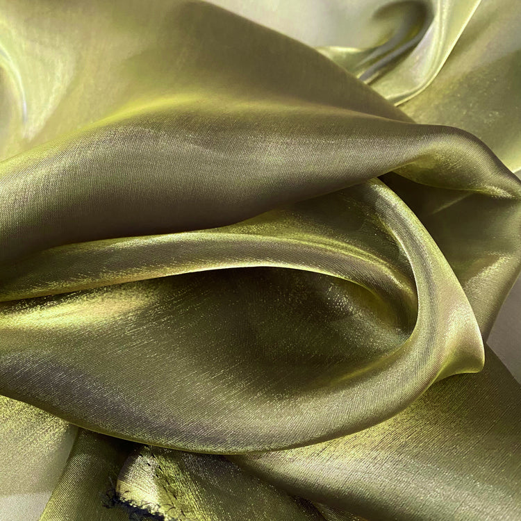 Iridescent Organza - Olive