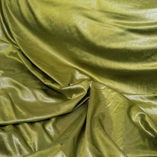 Leather Finish Satin - Olive