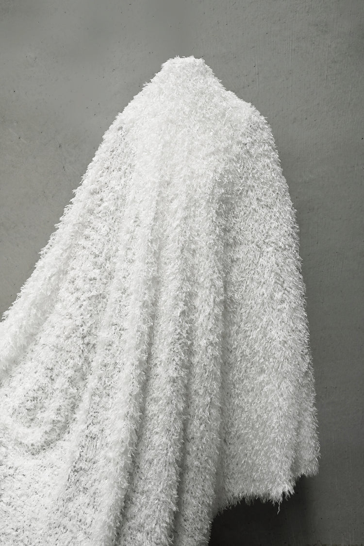 Faux Fur - Cut-Pile Warp Knit - White