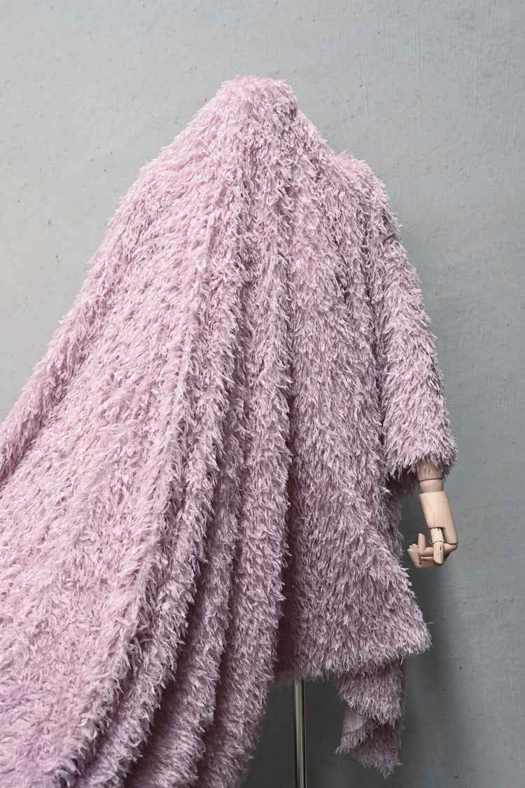 Faux Fur - Cut-Pile Warp Knit - Pale Lavender