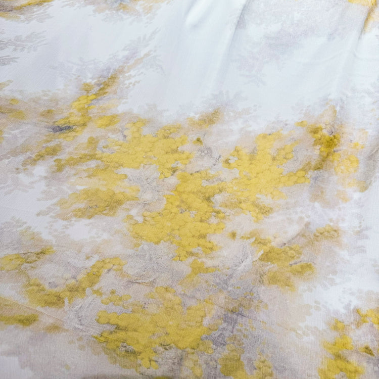 Wattle Silk Crepon - Gold/Smoke