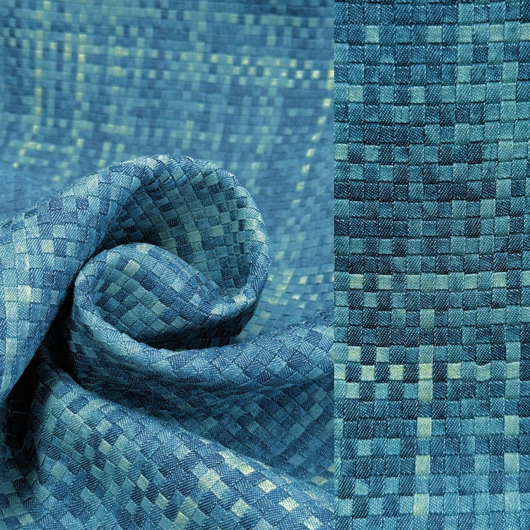 Woven Denim - Blue Tonal