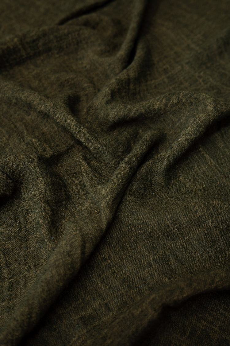 Cheesecloth Cotton Slub - Dark Olive