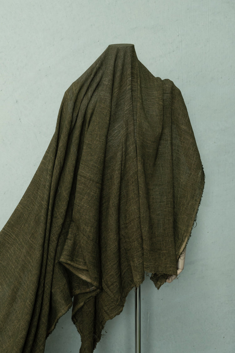 Cheesecloth Cotton Slub - Dark Olive