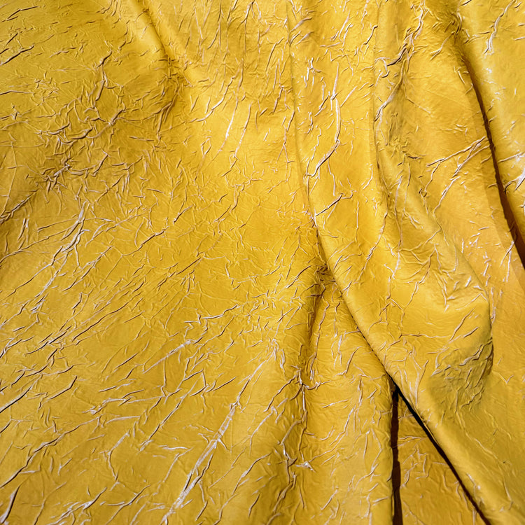 Bonded Creased Sateen - Gold