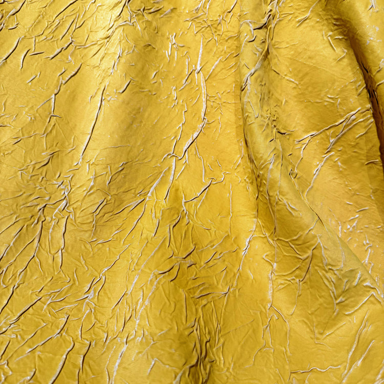 Bonded Creased Sateen - Gold