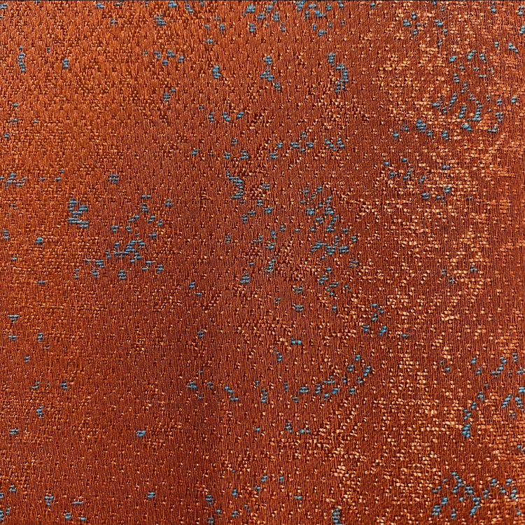 Patina Jacquard - Burnt Orange/Cornflower Blue