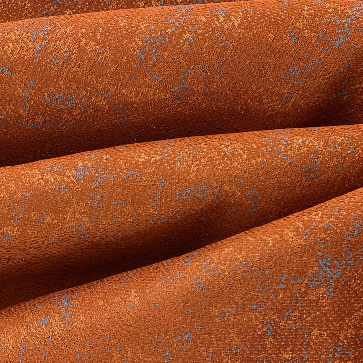 Patina Jacquard - Burnt Orange/Cornflower Blue