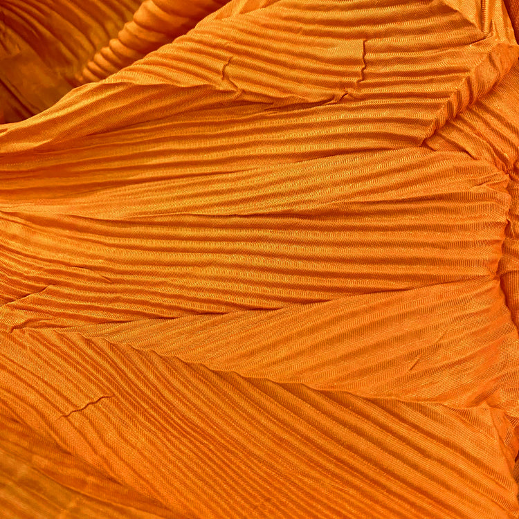 Creased Pleated Tangram - Orange