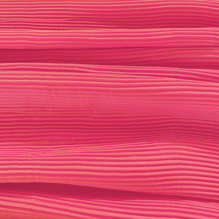 Accordion-Pleated Taffeta - Hot Pink