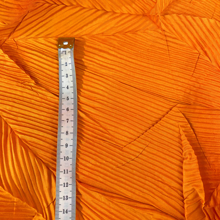 Creased Pleated Tangram - Orange