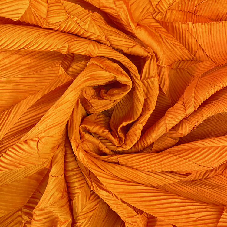 Creased Pleated Tangram - Orange