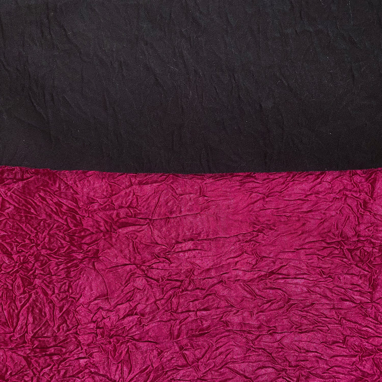 Satin Bonded Plisse - Cerise