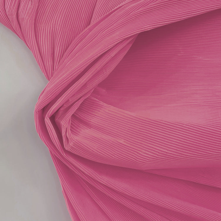 Accordion-Pleated Taffeta - Pink