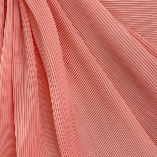 Accordion-Pleated Taffeta - Light Pink