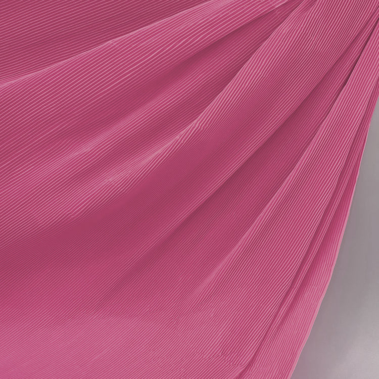 Accordion-Pleated Taffeta - Pink